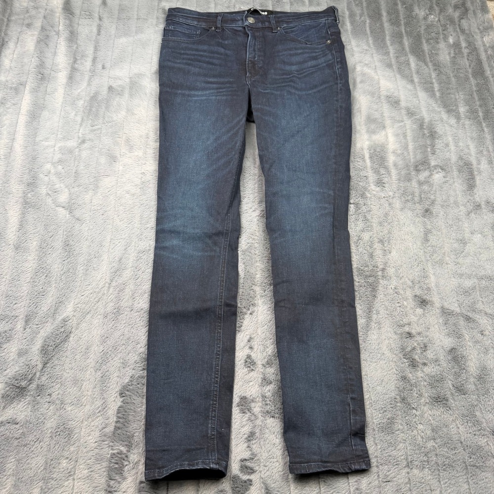 Express Womens High Rise Legging Jeans Dark Wash Stretch Performance 10R